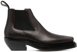 Bottega veneta square toe boots Clearance