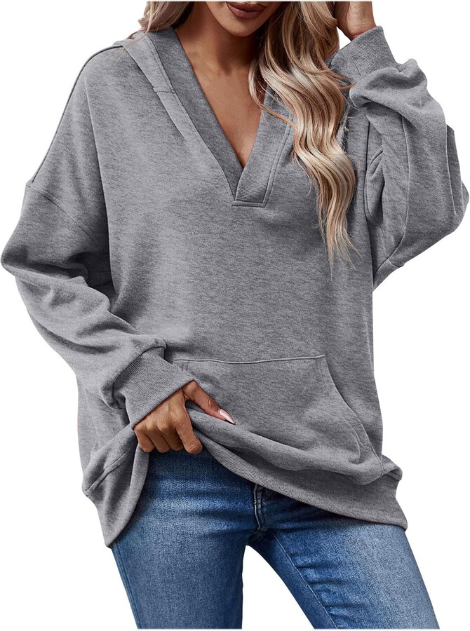  SHAOBGE Black Of Friday 2023 Christmas Shirts For Women Women'S  Halloween Sweatshirt Christmas Sweater Woman Sweatshirt Flannel Hoodie  Women Same Day Delivery Items Prime Plus Size Christmas Top : Sports 