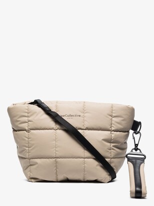 VeeCollective Neutral Porter Quilted Cross Body Bag