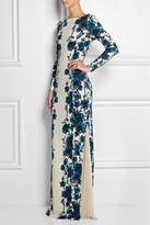 Thumbnail for your product : Tory Burch Stacy floral-print jersey maxi dress