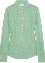 Thumbnail for your product : Band Of Outsiders Cotton and silk-blend shirt