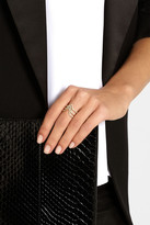 Thumbnail for your product : Ileana Makri Triple V set of three 18-karat gold diamond rings