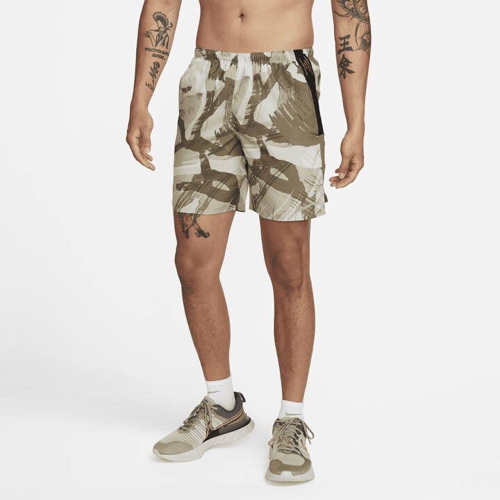Nike Men's Challenger 7" Brief-Lined Camo Running Shorts in Brown -  ShopStyle Performance Sneakers