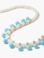 Thumbnail for your product : Irene Neuwirth Diamond, Opal, Turquoise & 18kt Gold Necklace - Blue Multi