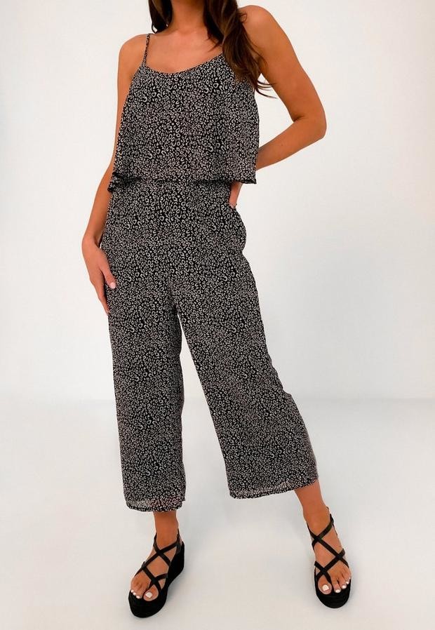 double layer culotte jumpsuit