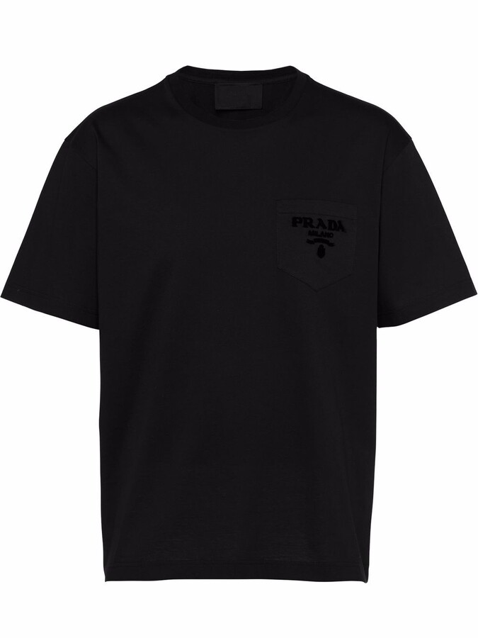 Prada Logo T-shirt | Shop the world's largest collection of 