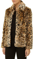 Thumbnail for your product : Dorothy Perkins Faux fur leopard print coat