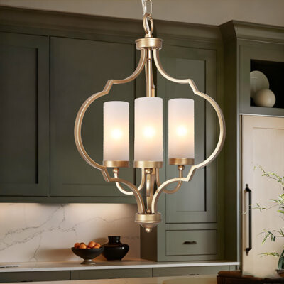 LNC Home Alexa 3-Light 14.5" W Classic / Traditional Chandelier Foyer Pendant