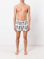 Thumbnail for your product : Dolce & Gabbana pineapple print swim shorts