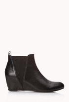 Thumbnail for your product : Forever 21 All-Day Chelsea Wedge Boots