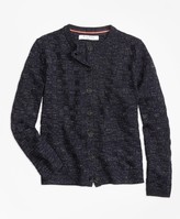 Thumbnail for your product : Brooks Brothers Girls Merino Wool Basketweave Cardigan