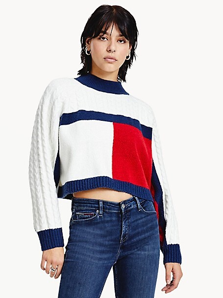 Tommy Hilfiger Recycled Flag Sweater - ShopStyle