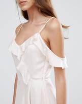 Thumbnail for your product : Vero Moda Frill Cold Shoulder Maxi Dress