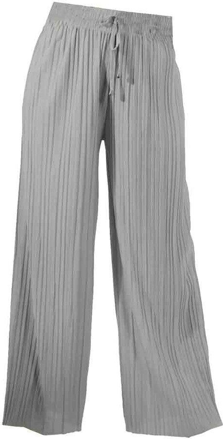Ware the next Ladies Crinkle Flared Pleated Drawstring Trousers