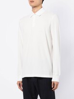 Thumbnail for your product : Brunello Cucinelli Long-Sleeved Polo Shirt