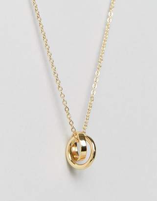 Pieces Interlocked Gold Necklace