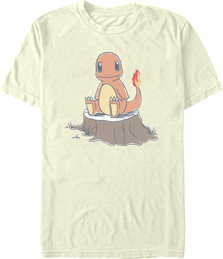 Pokemon Men's Charmander Daily Sketch Short Sleeve T-Shirt
