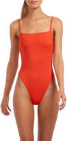 Thumbnail for your product : Vitamin A Edie Adjustable-Strap High-Leg One-Piece Swimsuit