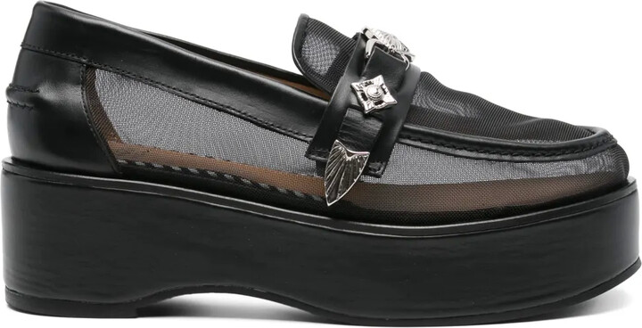 Toga Pulla 55mm Leather Heeled Loafers