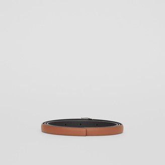 Burberry Reversible Monogram Motif Leather Wrap Belt