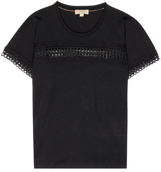 Burberry Marnel lace-trimmed T-shirt