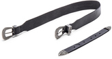 Thumbnail for your product : Linea Pelle Double Buckle Hip Belt