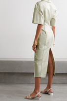 Thumbnail for your product : Jacquemus Carro Cotton And Linen-blend Midi Shirt Dress - Beige