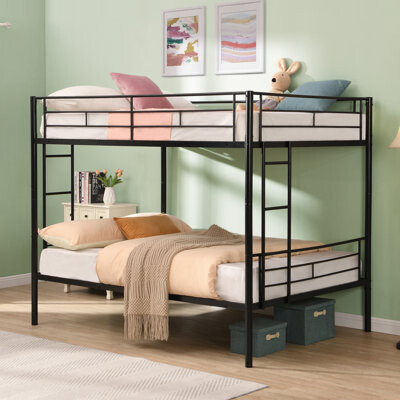 Isabelle & Max Metal Bunk Bed, No Box Spring Needed, Easy Assemble