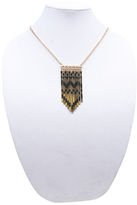 Thumbnail for your product : Arden B Chevron Printed Bar Long Necklace
