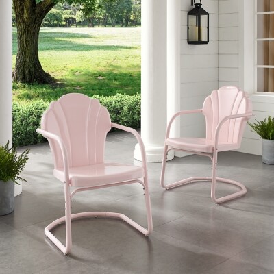Crosley Tulip 2-Piece Chair Set