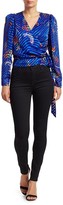 Thumbnail for your product : Tanya Taylor Erica Burnout Wrap-Style Blouse