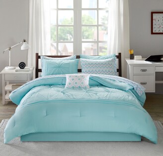 Chic Home Ora 7 Piece Embossed Reversible Comforter Set Bedding