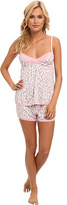 Thumbnail for your product : Isaac Mizrahi New York Cami and Short Set w/ Lace