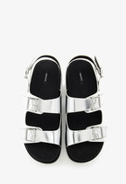 Thumbnail for your product : Forever 21 Buckled Flatform Sandals