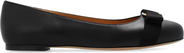Ferragamo Varina Bow-Detailed Ballet Flats