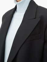 Thumbnail for your product : Proenza Schouler Detachable-lapel Wool-blend Twill Blazer - Black