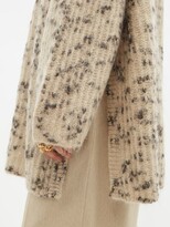 Thumbnail for your product : Totême High-neck Mélange Rib-knitted Sweater - Beige Multi