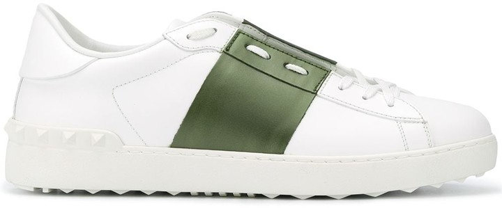 valentino open low top sneaker