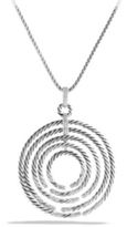 Thumbnail for your product : David Yurman Willow Pendant with Diamonds on Chain