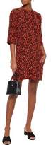 Thumbnail for your product : Equipment Aubrey Printed Washed-Silk Mini Dress