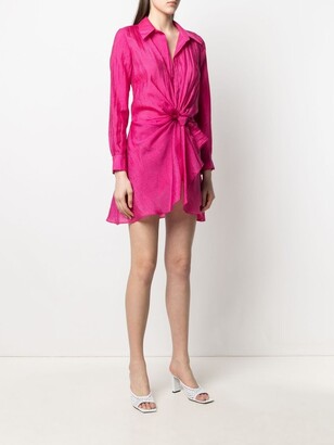 In The Mood For Love Tie Fastening Shirt Dress
