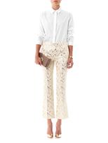 Thumbnail for your product : Chloé Zigzag jacquard trousers