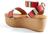 Thumbnail for your product : See by Chloe 'Patti' Stripe Wedge Sandal