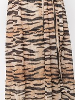 Thumbnail for your product : Baum und Pferdgarten Tiger-Print Maxi Skirt