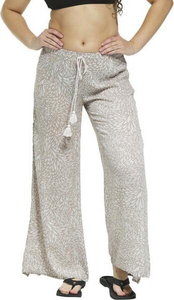 J Valdi Women's Corazon Fly Away Pant Swim Cover Up Large Mabe