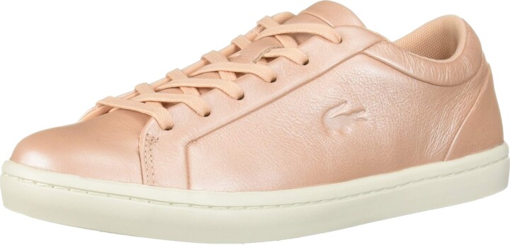 Short femme Lacoste straightset isoler Trainers in Natural/Blanc