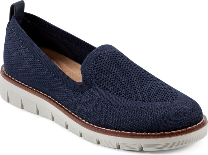 Easy Spirit Women's Valina Knit Easy-On Flat Loafers