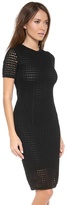 Thumbnail for your product : Alexander Wang Crochet Fitted Tee Dress