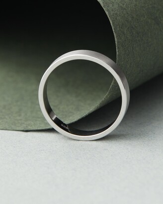 Miansai Silver Rings - Brushed Sterling Silver Ring