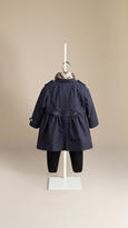 Thumbnail for your product : Burberry Skirted Cotton Poplin Trench Coat